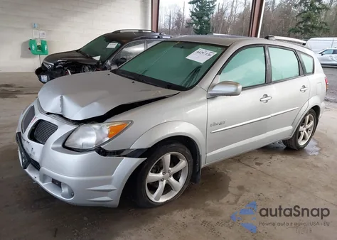 2005 Pontiac Vibe Gt из США, поврежденный, VIN 5Y2SN63L75Z438987